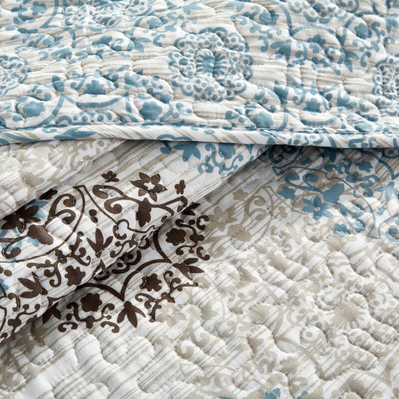 Serenta 6 Piece Printed Marina MDLN Quilts Set