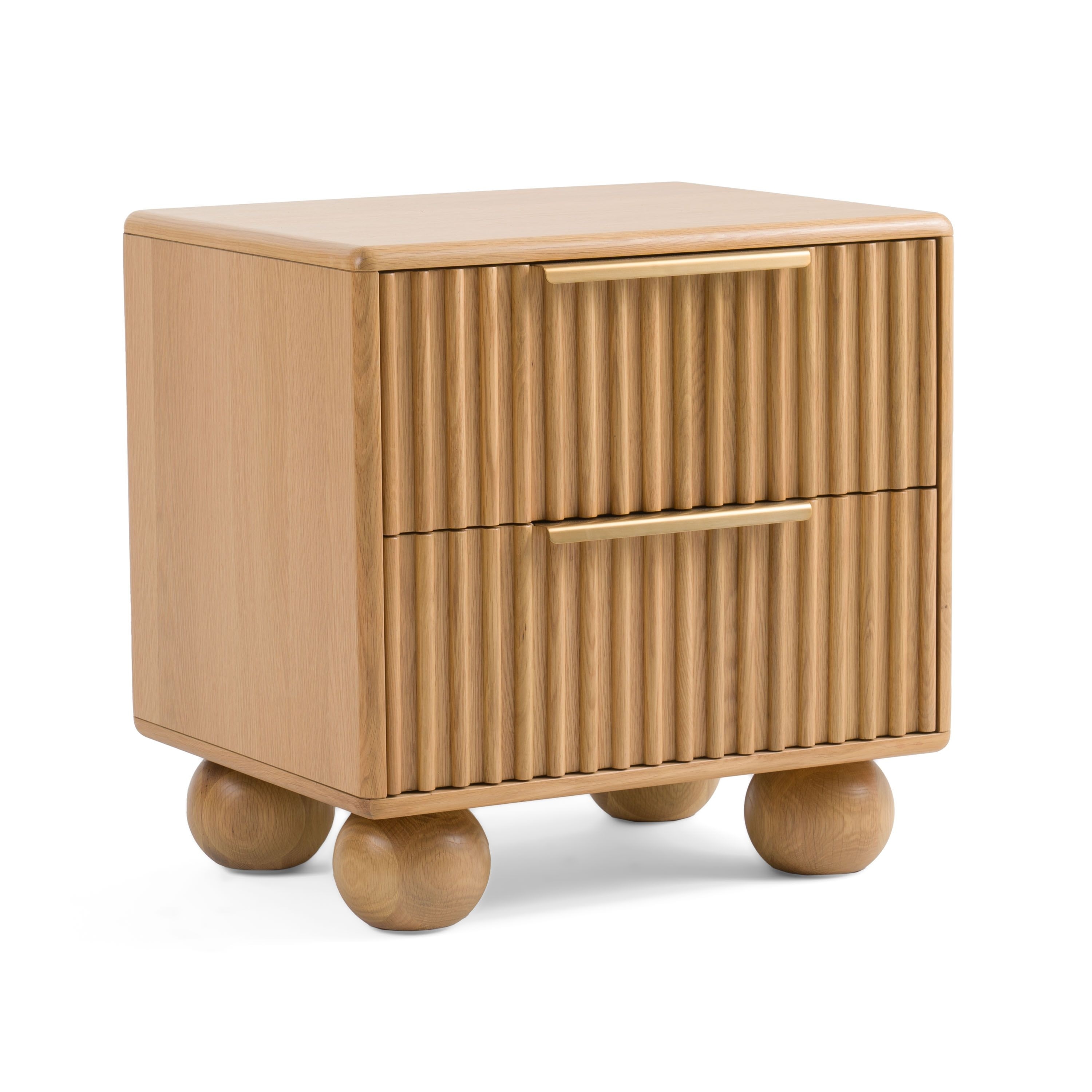 Modrest Winters Modern Oak Nightstand | Natural Wood
