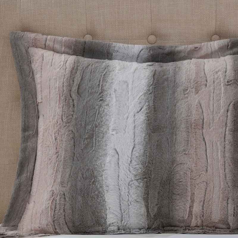 Madison Park Marselle Faux Fur Comforter Set
