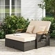 preview thumbnail 1 of 9, Patio Rattan Daybed Set with Cushioned Loveseat & Storage Ottoman