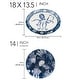 preview thumbnail 4 of 5, Certified International Sea Life Melamine 2-piece Platter Set