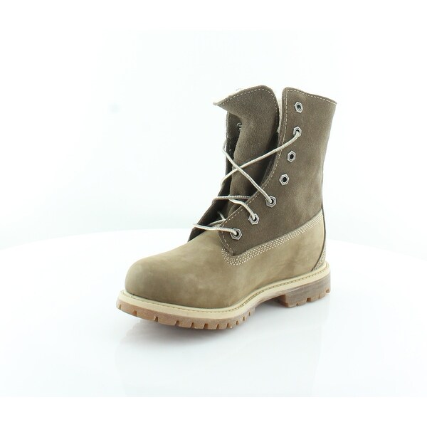 timberland teddy fleece boots taupe