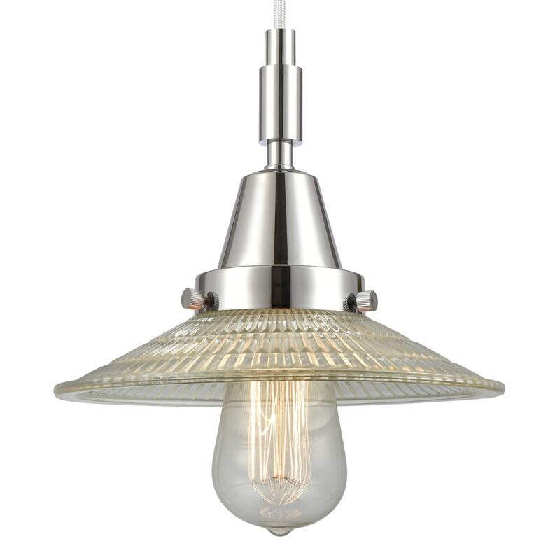 Innovations Lighting 447-1P-G2 Halophane 9" Wide Mini Pendant with - Polished Chrome