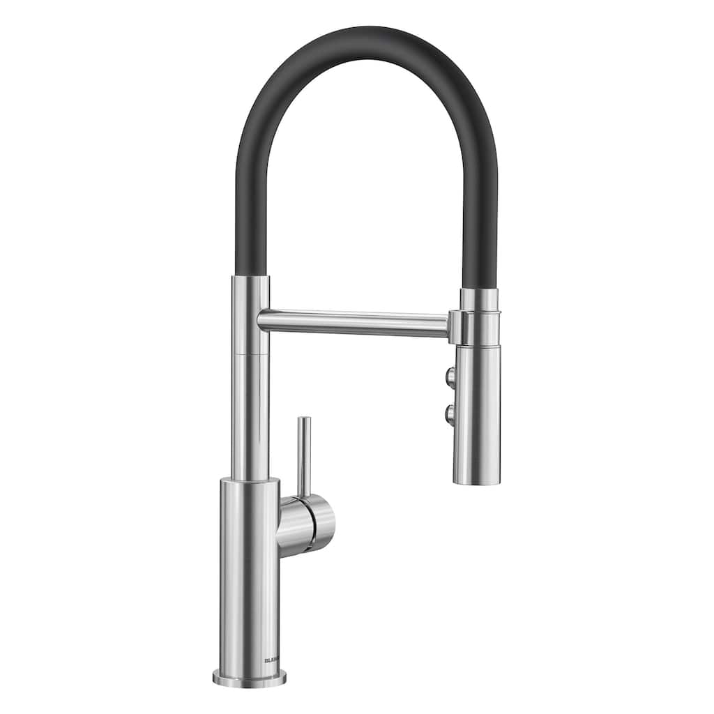 Blanco 402447 Catris 1.5 GPM Single Hole Pre-Rinse Pull Down Kitchen - PVD Steel