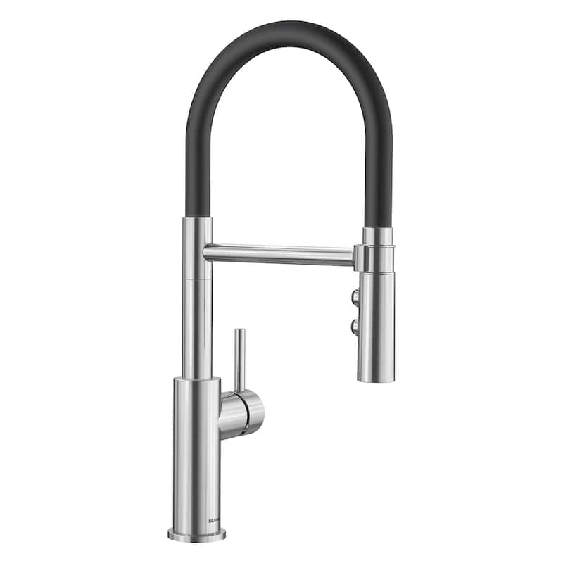 Blanco 402447 Catris 1.5 GPM Single Hole Pre-Rinse Pull Down Kitchen - PVD Steel - PVD Steel