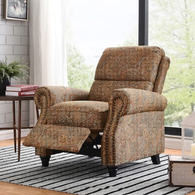 Copper Grove Jessie ProLounger Paisley Push Back Recliner Chair