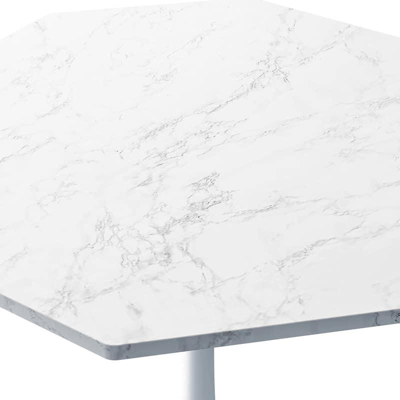 Modern Octagonal Coffee Table Dining Table with MDF Table Top