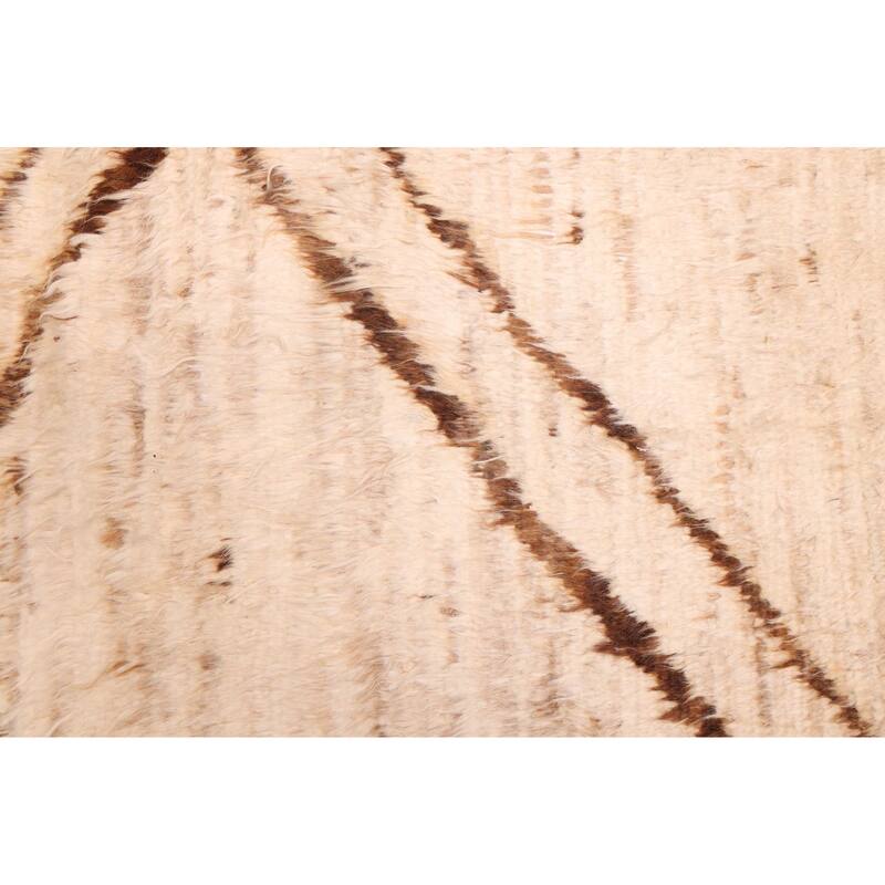 ECARPETGALLERY Hand-knotted Pak Finest Marrakesh Beige Wool Rug - 9'1 x 11'10