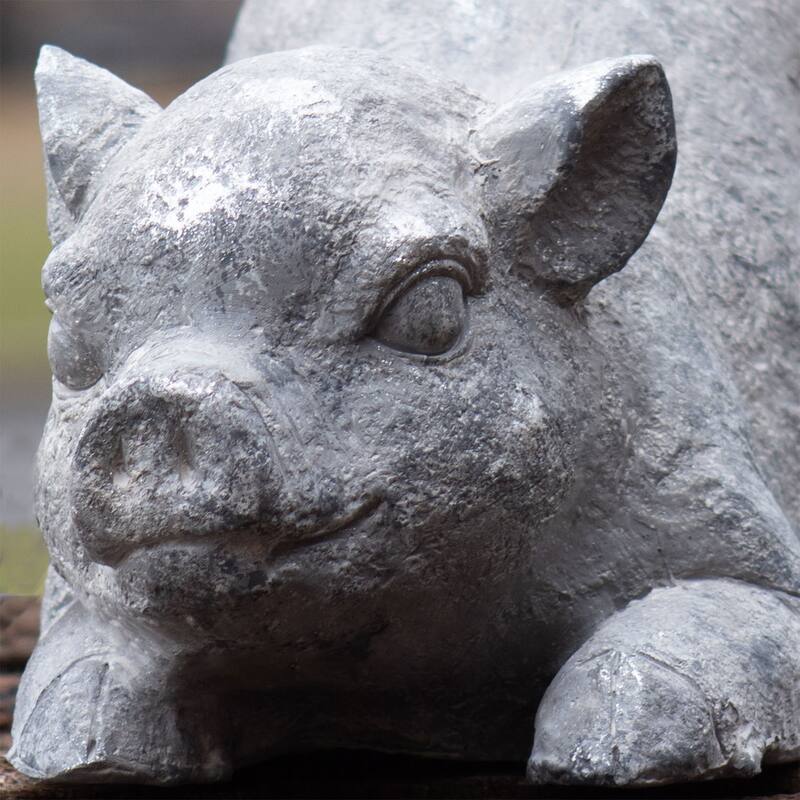Small Magnesium Piglet Statue "Truffles"