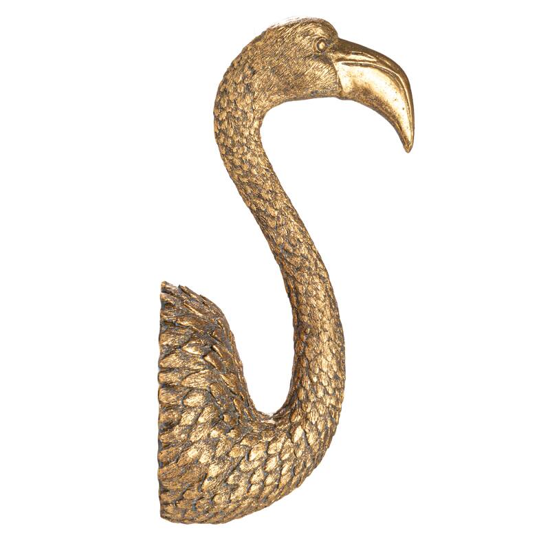 Decorative Resin Bird Bust Wall Décor - 5.8"L x 3.8"W x 11.8"H