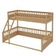 preview thumbnail 22 of 24, Twin XL Over Queen Bunk Bed with Ladder and Guardrails
