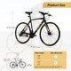 preview thumbnail 6 of 13, 24 Speed Hybrid bike Disc Brake 700C Road Bike For men women's City Bicycle