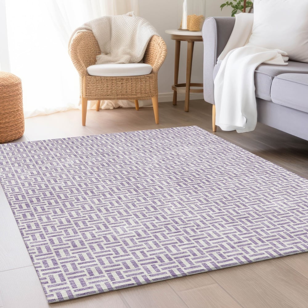 Premium Washable Super Soft Modern Geo Mayfield Rug
