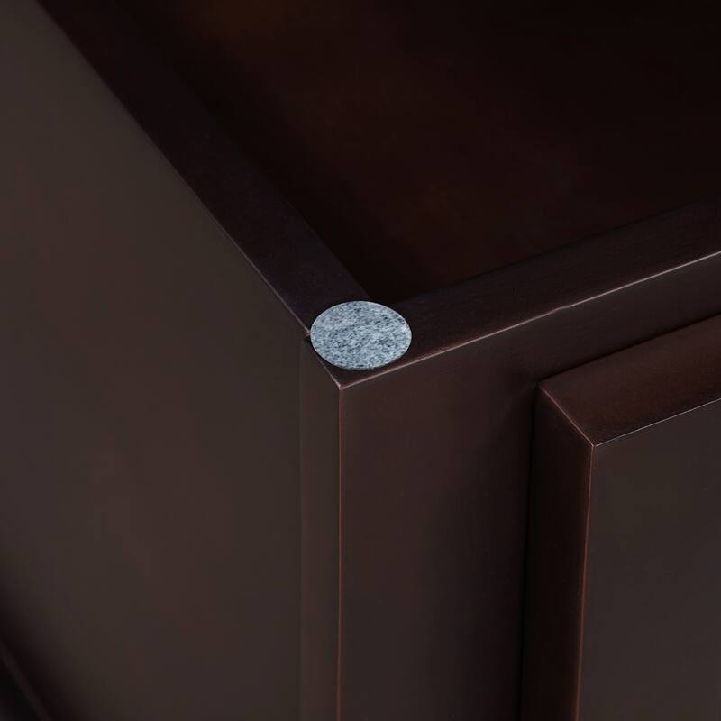 44" Classic Shoe Bench with Cushion and Three Drawers