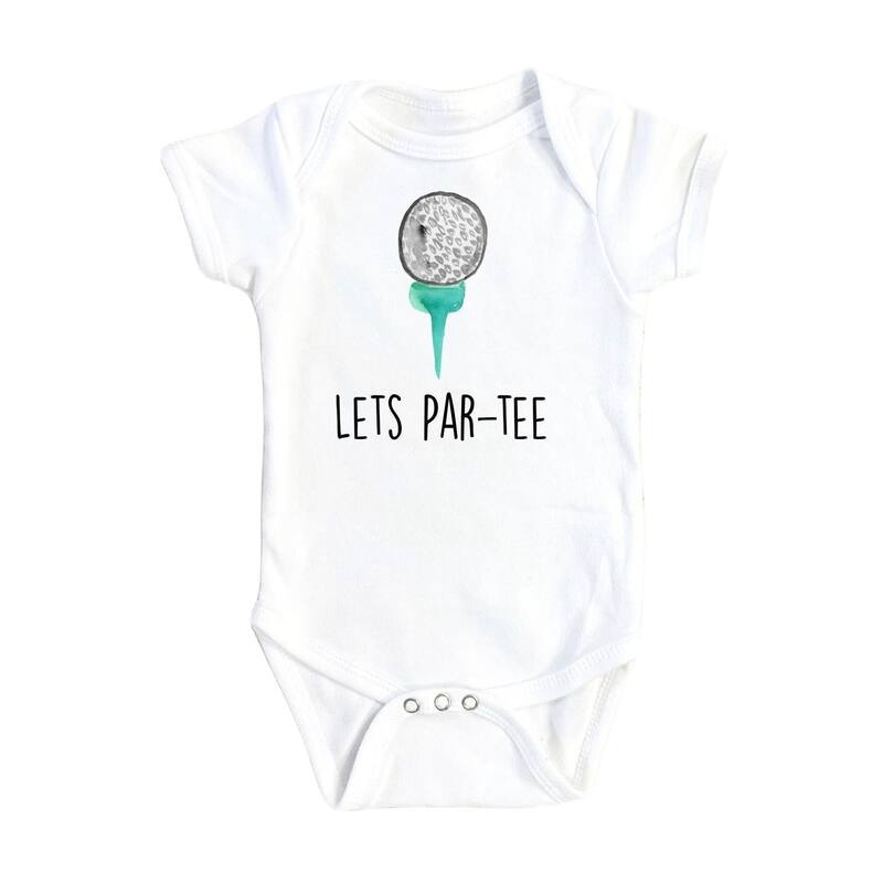 Golf Party - Baby Boy Girl Clothes Infant Bodysuit Funny Cute Newborn - Blue - 0-3M