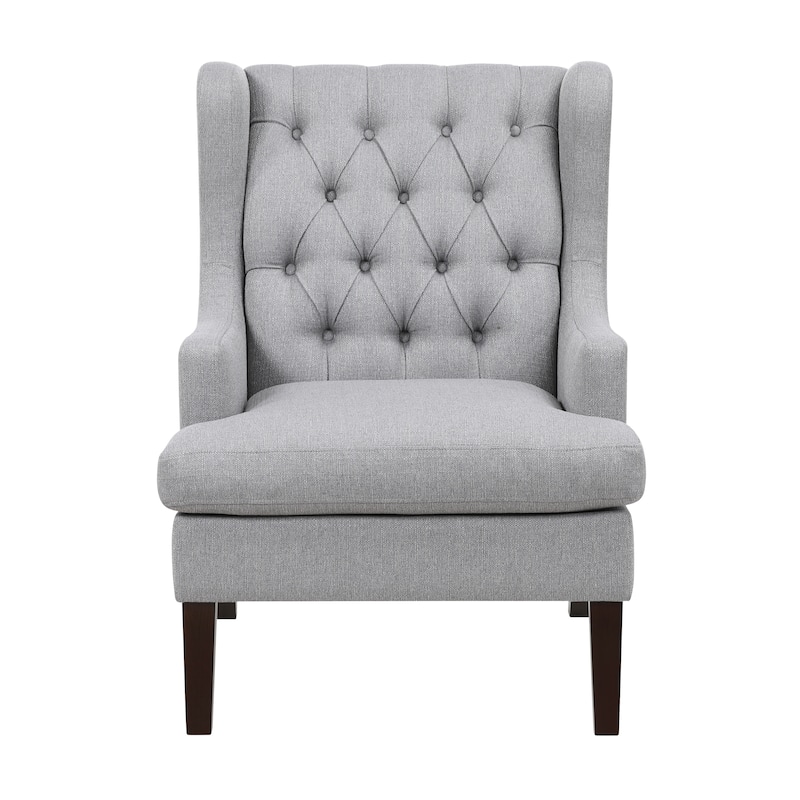Haven 29" Textured Accent Chair - Button-tufted Chair Back