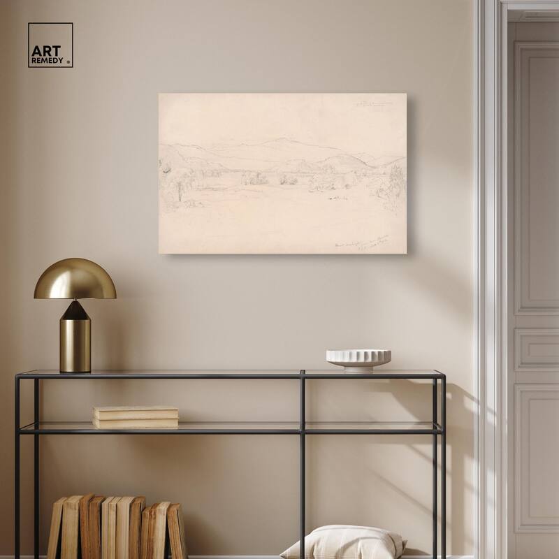 Study for View Mt. Washington Canvas by Art Remedy, Gallery Wrapped