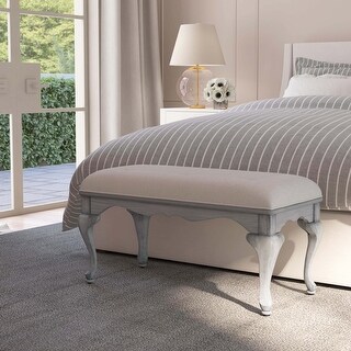 Grace Upholstery and Wood 38"W Bench