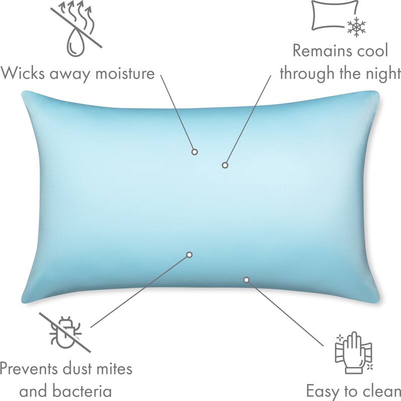 Throw Pillow Cozy Soft Microbead Sweat Baby Blue: 1 Pc