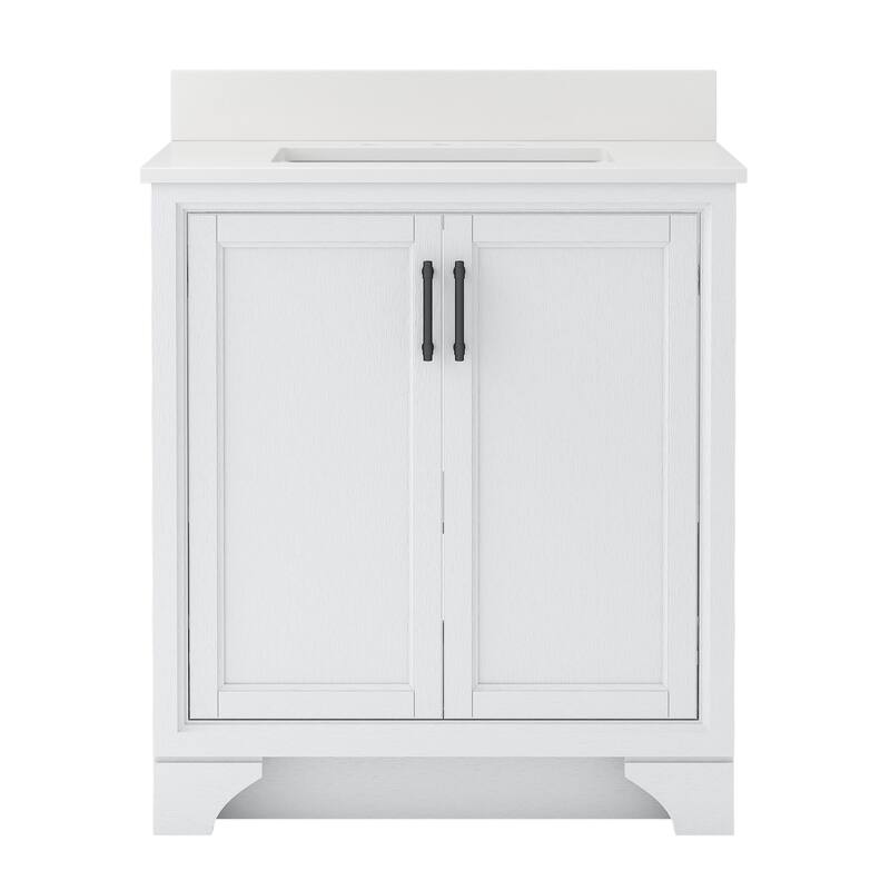 CRAFT + MAIN LCVT3122-QSW Lanagan 31" Free Standing Single Basin - White