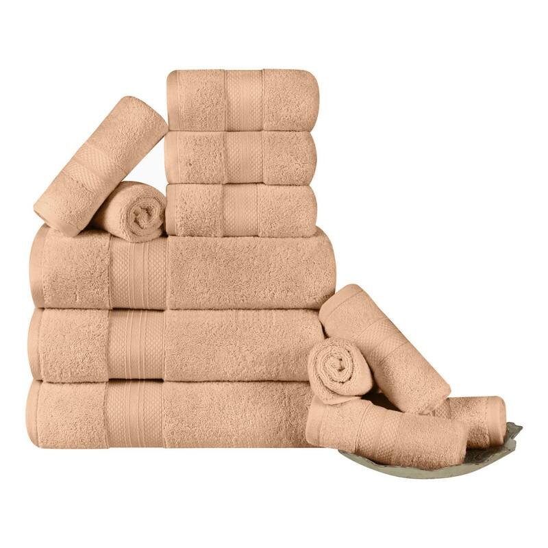Blue Nile Mills Rio Turkish Cotton 12 Piece Towel Set