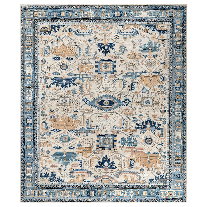 Serapi One-of-a-Kind Hand-Knotted Area Rug - Ivory - 8' 2" x 9' 9"