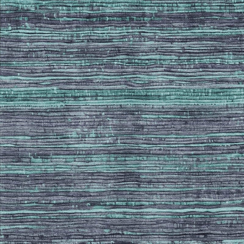 HomeRoots Striped Transitional Rectangle Outdoor Rug