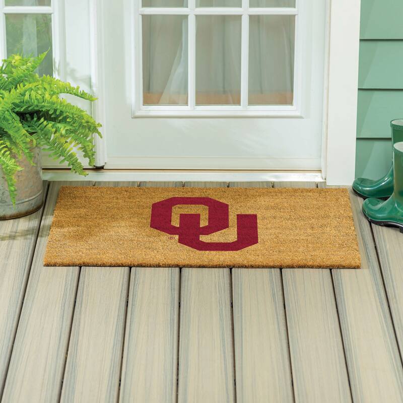 University of Oklahoma Full Color Indoor/Outdoor Coir Mat