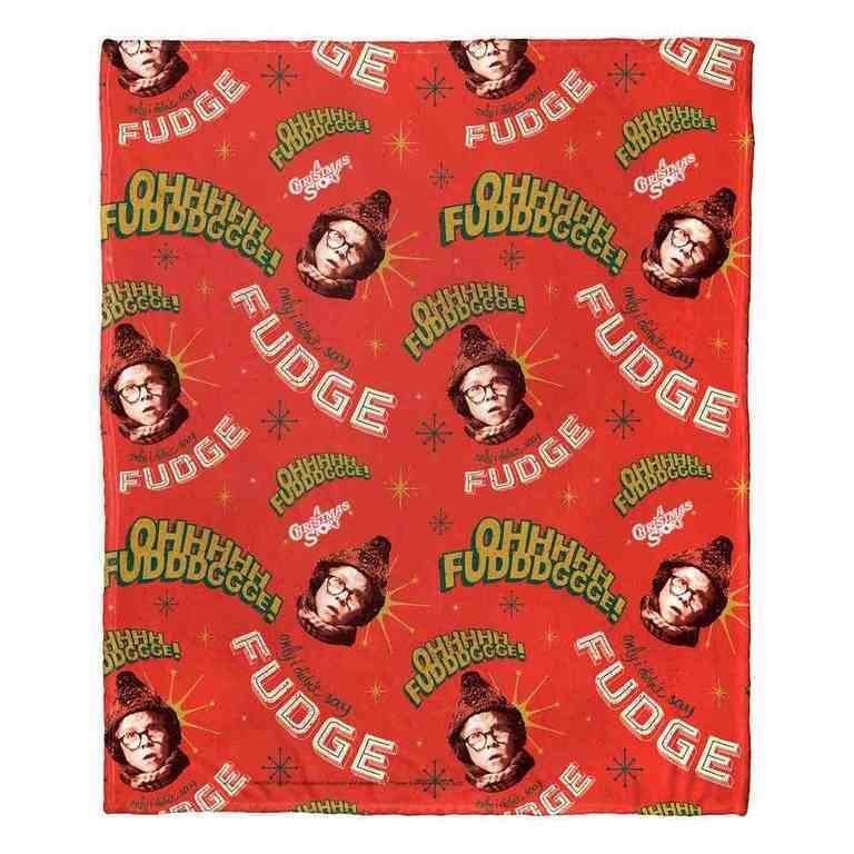 Warner Brothers A Christmas Story Silk Touch Throw Blanket