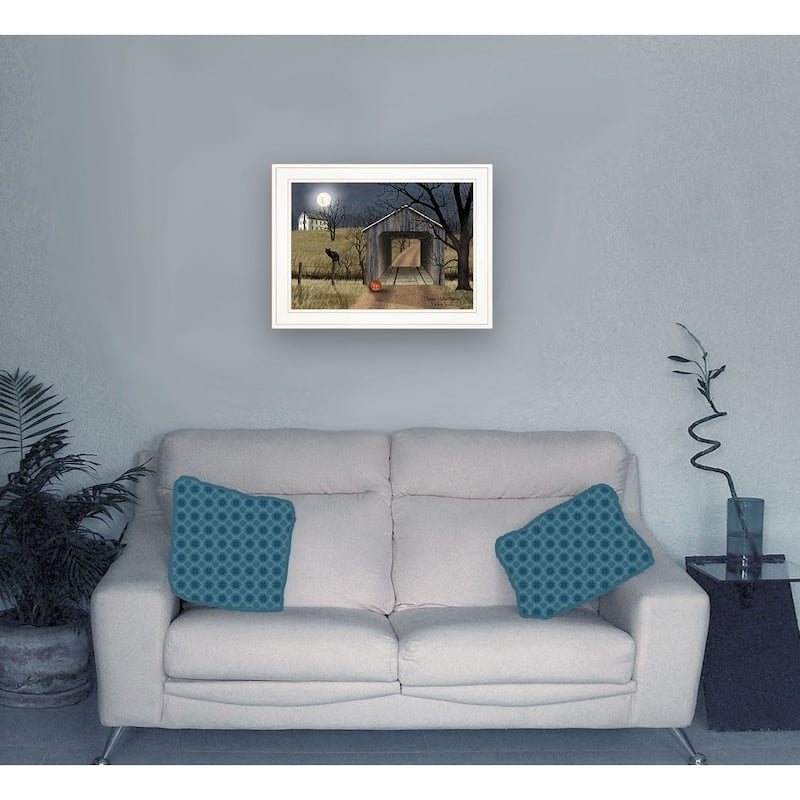 TrendyDecor4U Contemporary "Sleepy Hollow Bridge" Framed Print Wall Art by Billy Jacobs