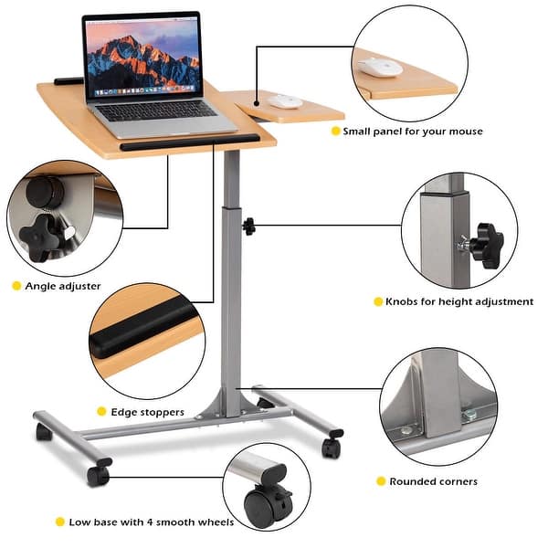 Shop Costway 1pc Adjustable Laptop Notebook Desk Table Stand