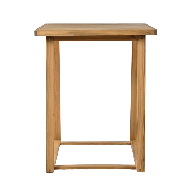 Christopher Knight Home - Hudson 5-Piece Acacia Wood Outdoor Bar Set