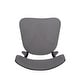 preview thumbnail 48 of 141, Christopher Knight Home - Chazz Mid-Century Modern Upholstered Dining Chairs Set with Solid Wood Splayed Leg