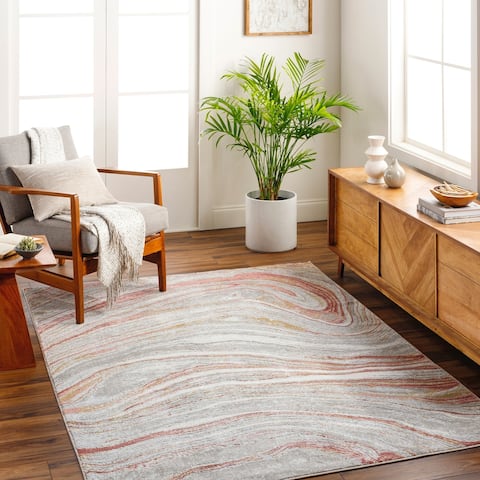 Artistic Weavers San Fran Marbled Abstract Area Rug