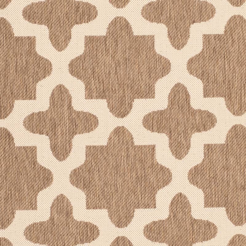 SAFAVIEH Courtyard Dorthey Indoor/ Outdoor Waterproof Patio Backyard Rug