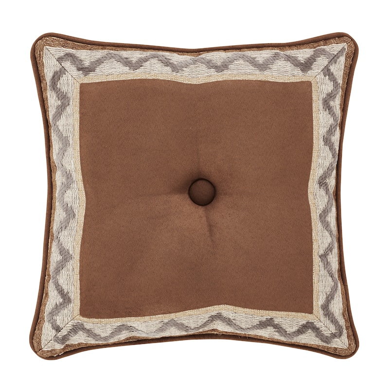 J. Queen New York Timber 18 Inch Square Decorative Throw Pillow