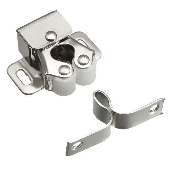 Shop Cabinet Door Double Roller Catch Ball Latch With Prong Silver