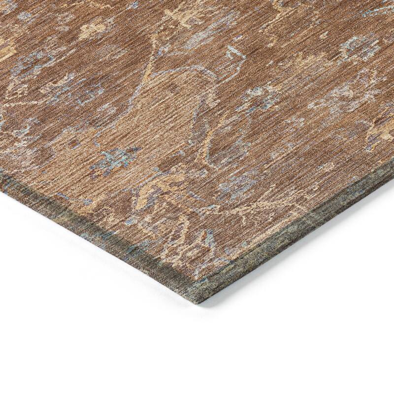 Machine Washable Indoor/ Outdoor Traditional Chelsea Chantille Rug
