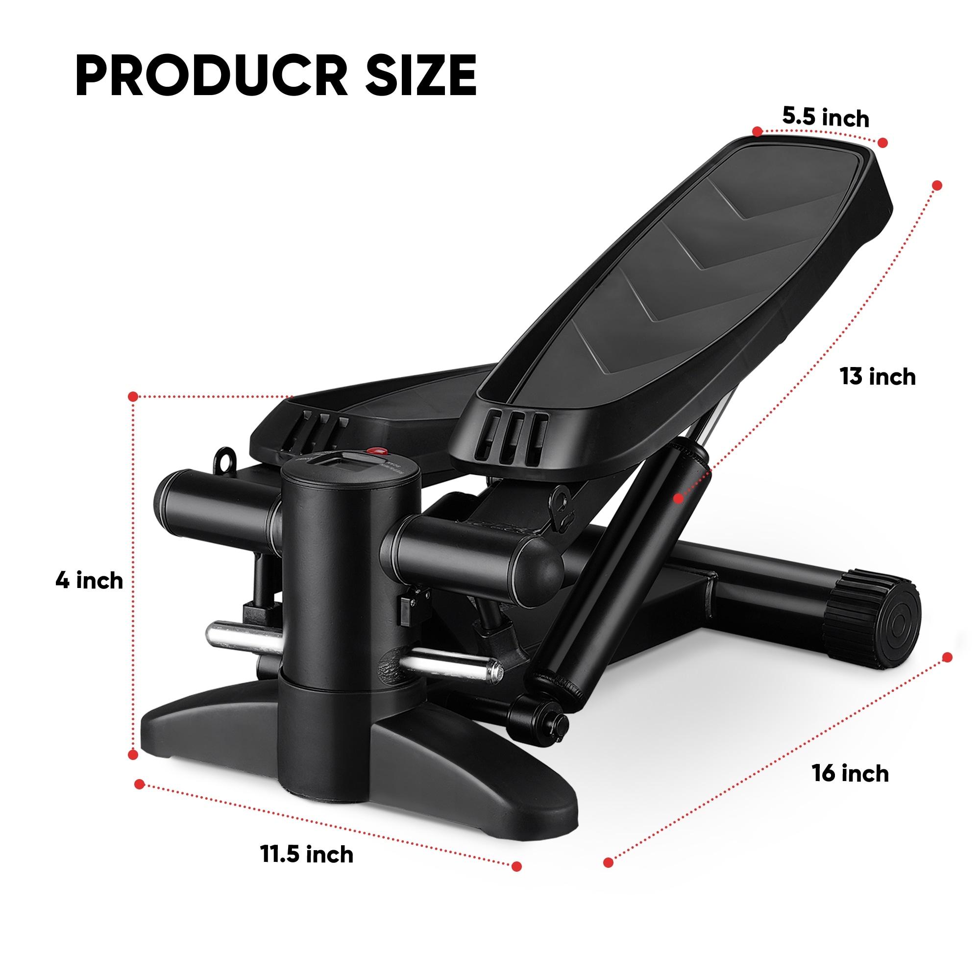 ZENOVA Mini Stair Stepper, Steppers for Exercise with