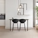 preview thumbnail 9 of 38, Set of 2 26-inch Contemporary Eiffel Dowel DSW Counter Height Stool Barstool With Backs For Kitchen Home Side Break Room