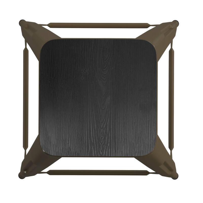 All-Weather Backless Commercial Bar Stool with Poly Resin Seat