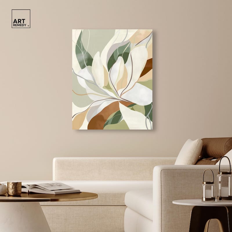 Leaf Prints I Canvas by Art Remedy, Gallery Wrapped