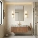 preview thumbnail 7 of 98, Floating Bathroom Vanity with 3 Pre-drilled Faucet Holes 48 - Brown Oak