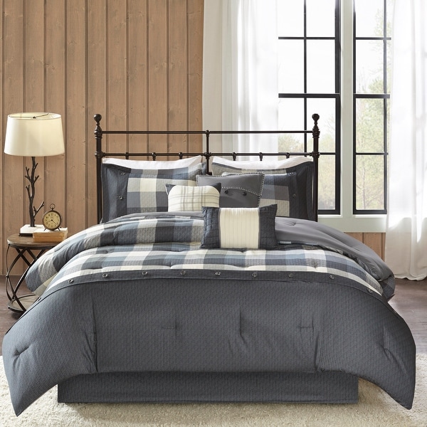 Madison Park Pioneer 7-piece Herringbone Comforter Set