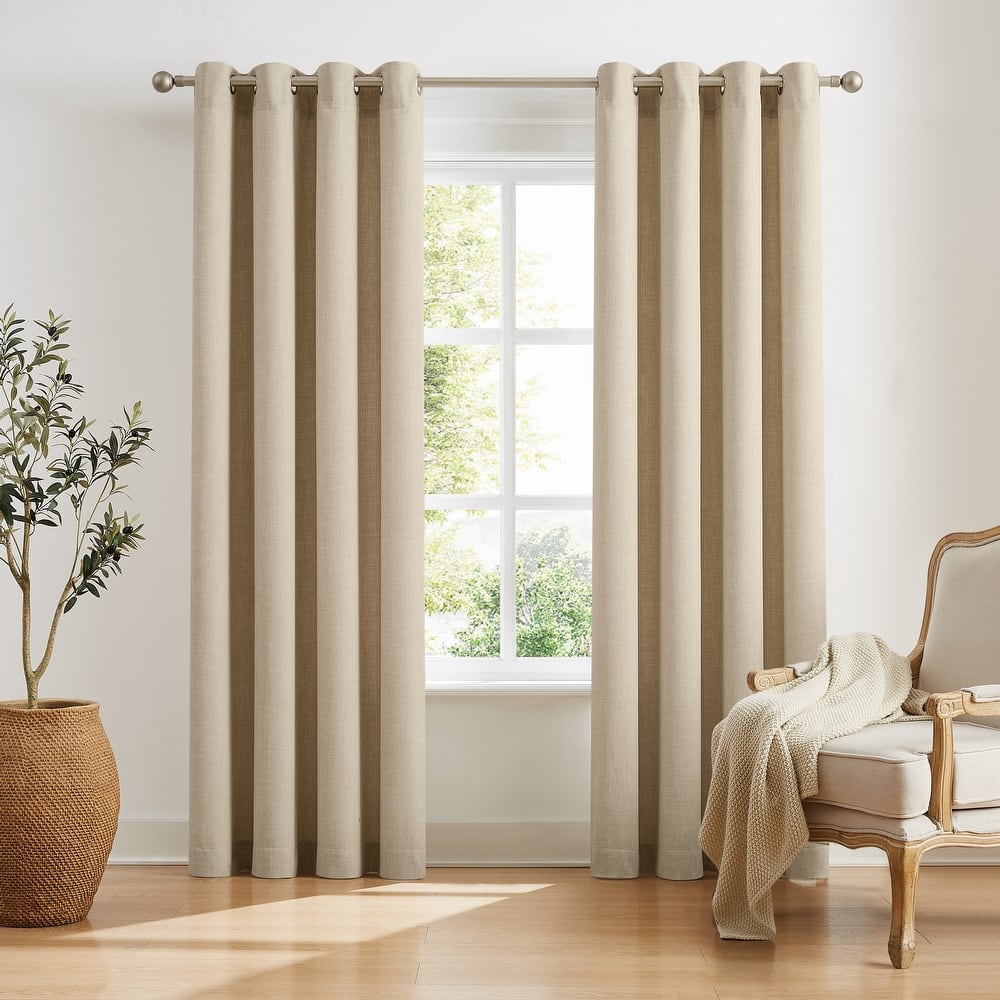 Sun Barrier Snap-In Blackout Liner Grommet Panel Pair