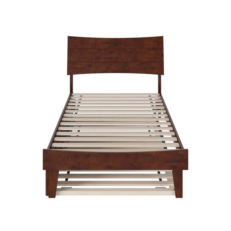 Phoenix Wood Platform Bed with Trundle