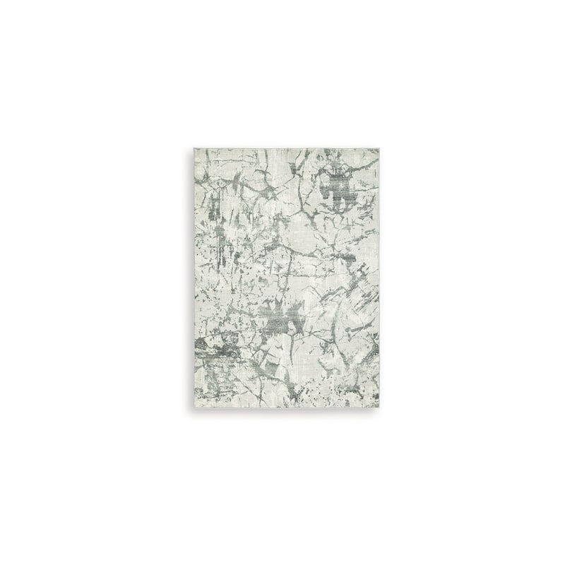 Signature Design by Ashley Tobinbury Gray/Ivory Washable Area Rug
