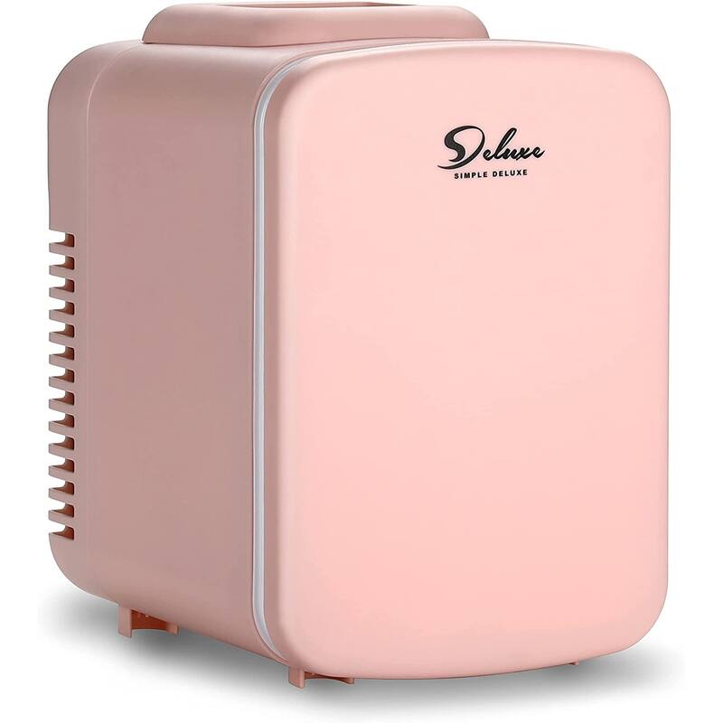 Simple Deluxe Mini Fridge, Portable Cooler & Warmer Freon-Free Small Refrigerator Provide Compact Storage