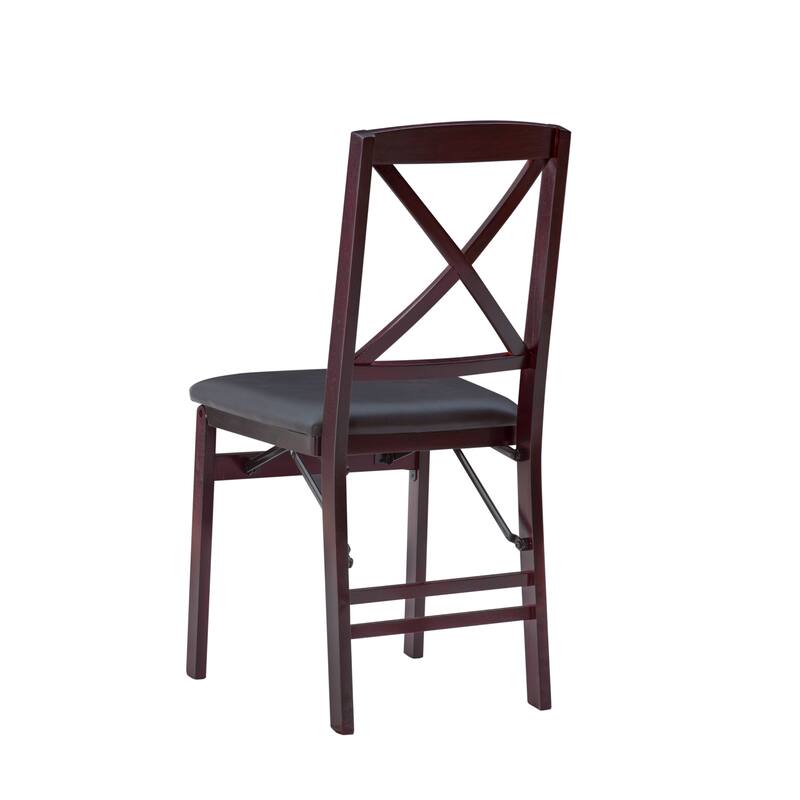 Porch & Den Espresso Folding Chair (Set of 2)