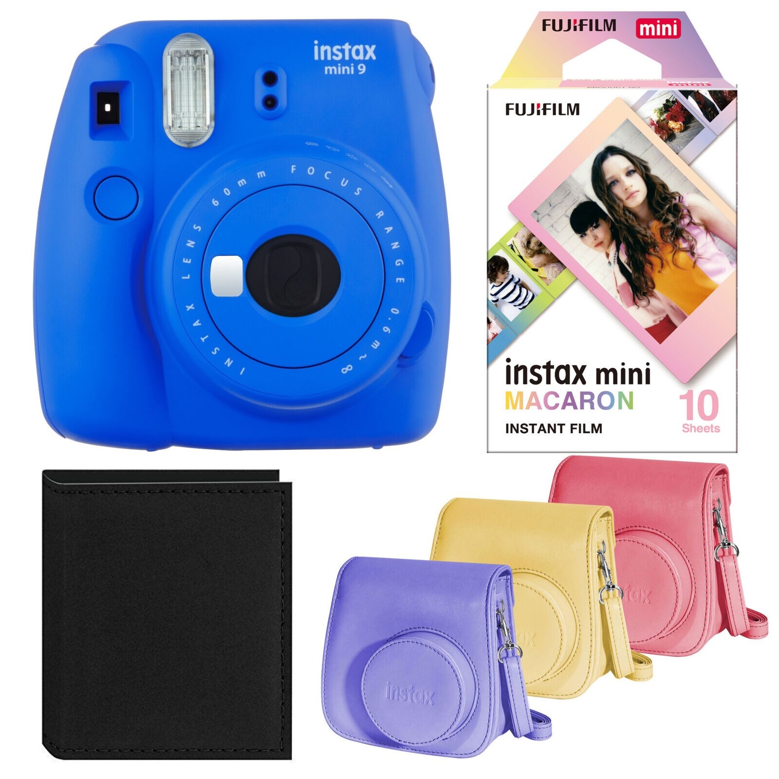 Shop Fujifilm Instax Mini 9 Instant Camera Cobalt With Macaron